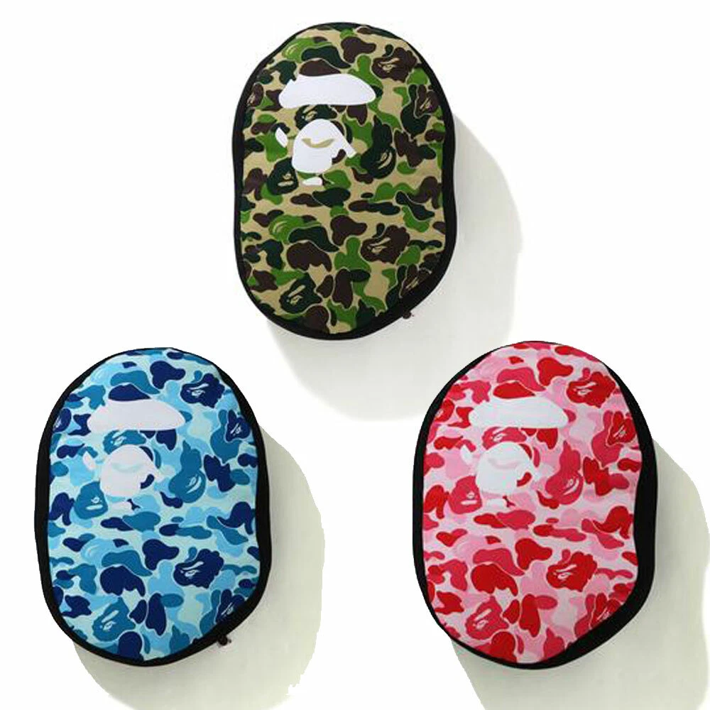レア品】A Bathing ape エイプ クッション 革 レア品】A Bathing ape