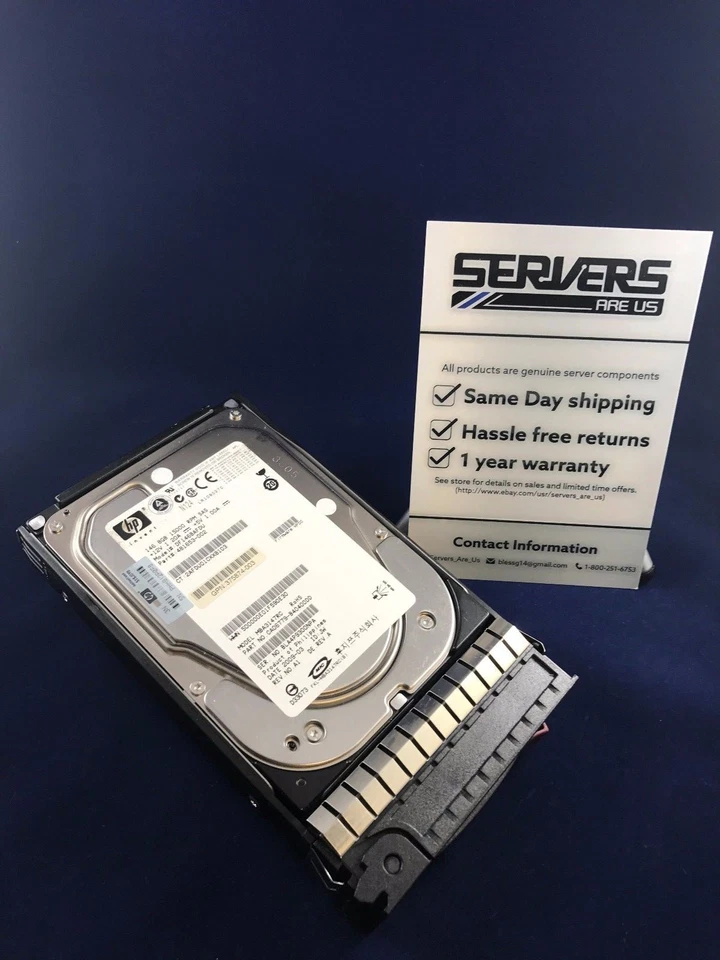 Hard Drive 375872-B21 376595-001 150K sas 146GB 3.5" - Image 2 of 4