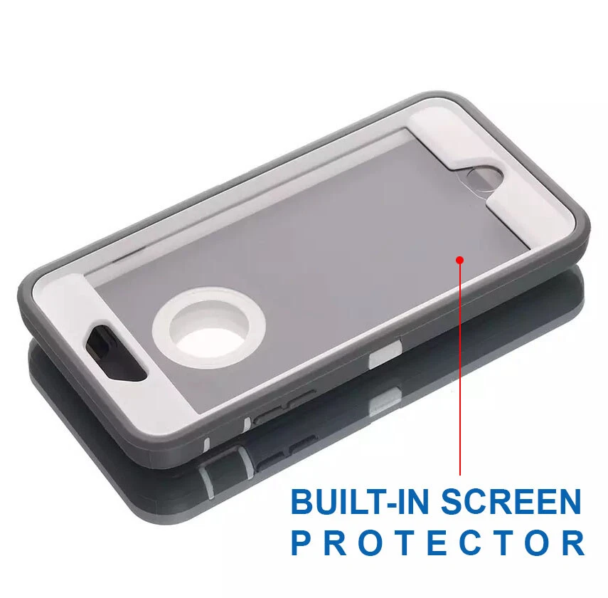 Funda protectora resistente pantalla incorporada para iPhone 6 Plus/7Plus/8Plus resistente Foto 2 de 2