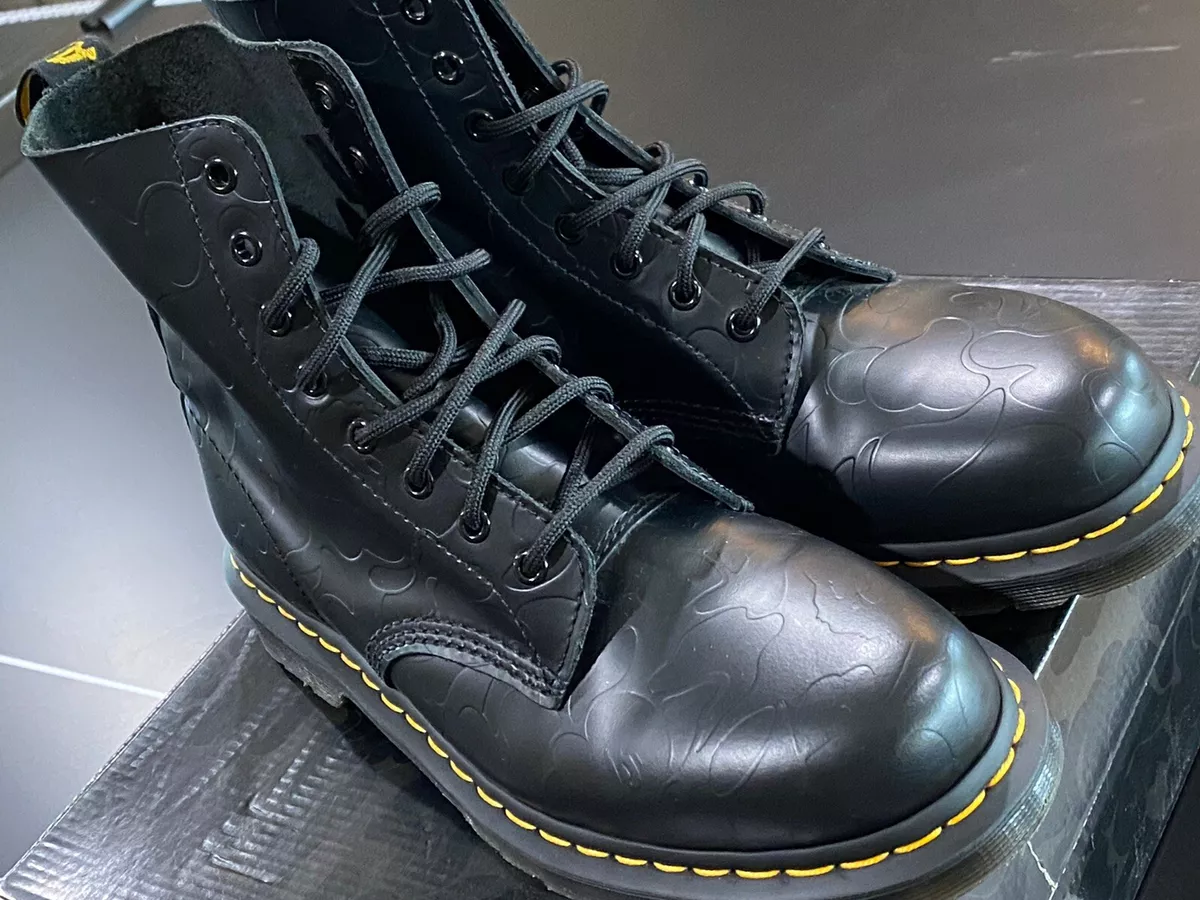 BAPE X Dr. Martens 8-Hole Boot 1460 Black A Bathing Ape