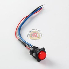 Illuminated Momentary Push button - Red On/Off Switch Free Shipping