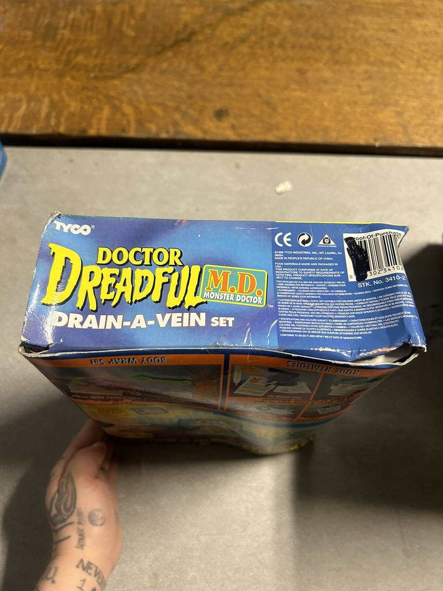 TYCO DOCTOR DREADFUL DRAIN A VEIN SET New In Box! Rare!Wacky