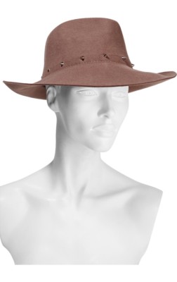 NWT Sensi Studio Antique Rose Studded wool felt Fedora  display picture 3