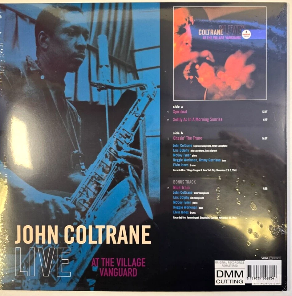 John Coltrane Live At The Village LP Album vinyl record 2017 remastered DMM Jazz - Image 2 of 4