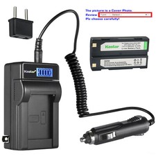 Kastar Battery LCD AC Charger for Pentax D-Li1 Ei-D-Li1 Pentax EI-2000 HP C8873A