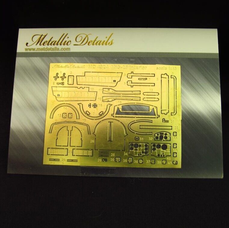 MiG-25. Interior (Detailing set for ICM aircraft model kit) 1:48 Photoetch
