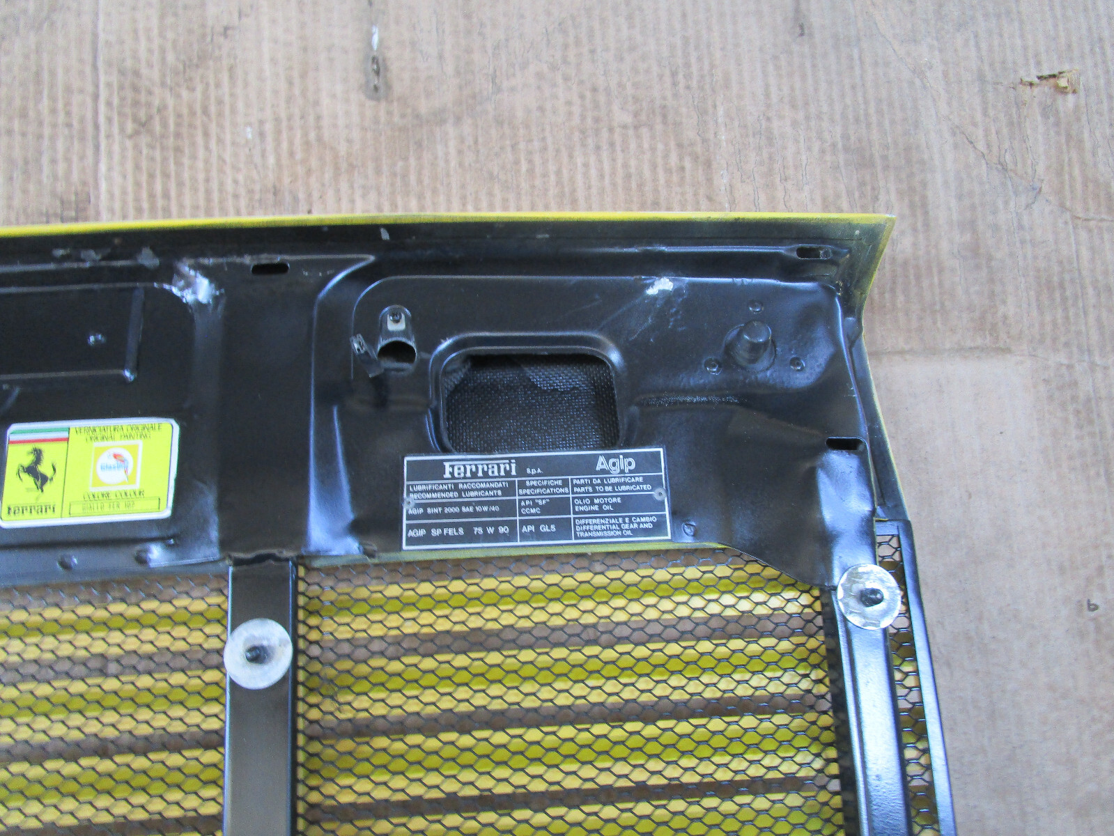 Ferrari 348 Spider - Rear Engine Lid & Grille - P/N 63669100 - 63668300