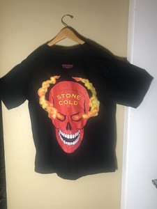 stone cold red skull shirt