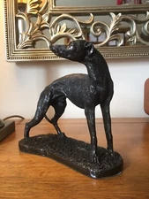 Stunning Racing Greyhound - Figurine / Sculpture / Ornament / Bronze Resin - RG3