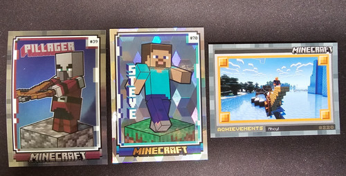 2024 Panini Minecraft Parallels chrome cubic grey base biome + You pick
