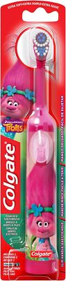 2 Colgate Dream Works Trolls Powered Toothbrush Extra Soft Bristles
