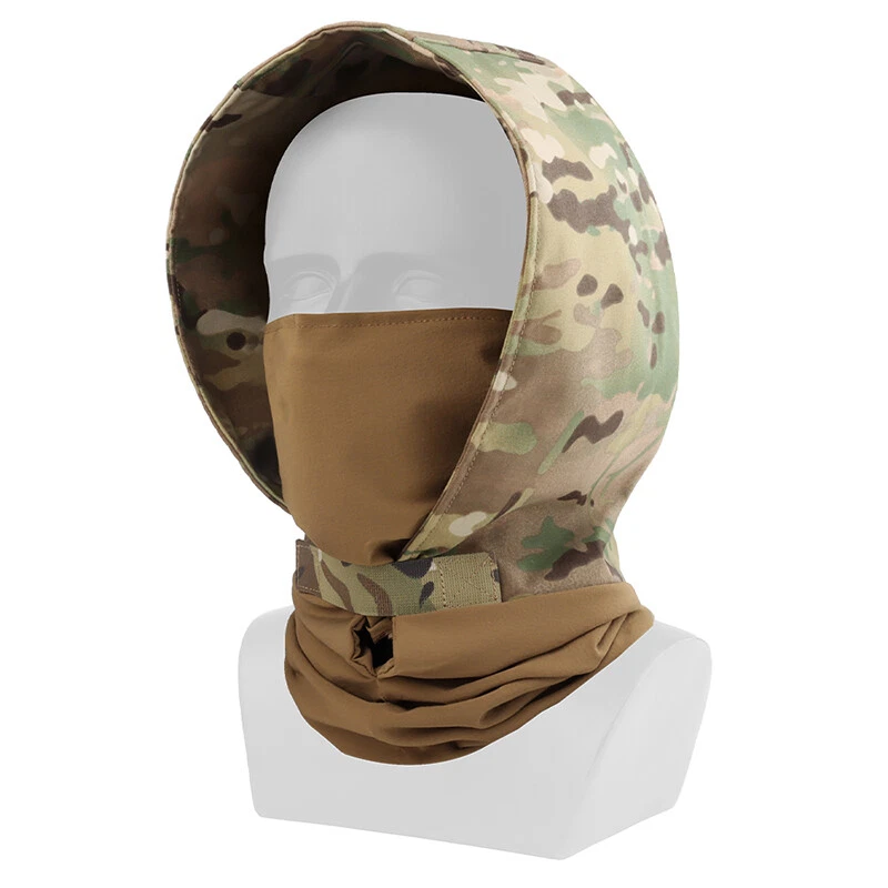 WoSporT Tactical Half Face Mask Cordura Camo Balaclava Outdoor Hood Hunting Camo - Image 2 of 4