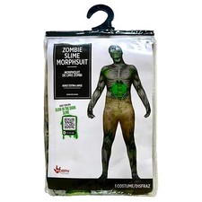 NEW - Morph Costumes Zombie Slime Morphsuit - Glow in the Dark - Adult XL