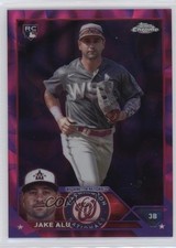 2023 Topps Chrome Update Magenta & Purple Lava Lamp Refractor /299 Jake Alu 0tb9