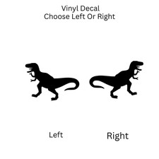 T Rex Vinyl Decal Choose Size and Color