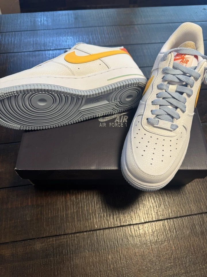 Nike Air Force 1 '07 LV8 'Be Kind' DC2196-100 Hombre Talla 7.5/Mujer Talla 9 Nuevo Foto 3 de 4
