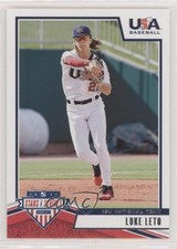 2019 Panini USA Baseball Stars & Stripes Luke Leto #64 4h0