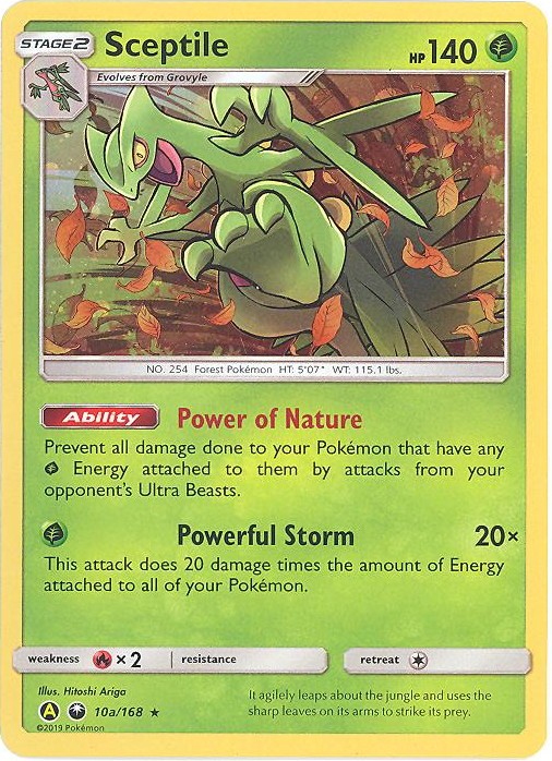 Pokemon Card - Celestial Storm 10a/168 - SCEPTILE (ALTERNATE Art holo-foil) NM/M