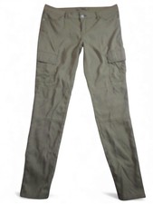 PrAna Pants Womens 8 Green Cargo Hiking Outdoor Stretch Pockets Trail Pants