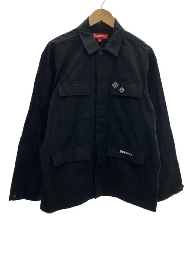 Veste Supreme Other M coton noir uni occasion