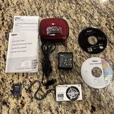 NIKON COOLPIX S4000 COMPACT DIGITAL CAMERA 12MP SR. 30036252 100% WORKING & SERV