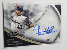 Lance McCullers Jr - 2020 Topps Tier One Talent Autograph 199/299 #T1TA-LM Auto