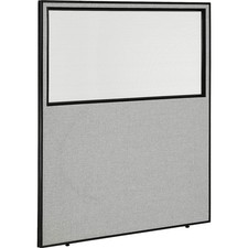 Global Industrial Office Partition Panel With Partial Window 60-1/4"W x 96"H