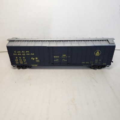HO Scale Athearn B&O 50' Boxcar #481214 Kadee Couplers Freight Car