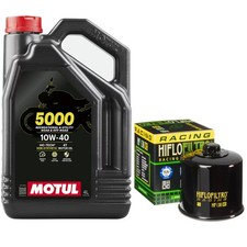 DL650 V-Strom ABS Oil & RC Filter Kit Motul 5000 10w40 4L Suzuki DL650 2024 9.50 per litre