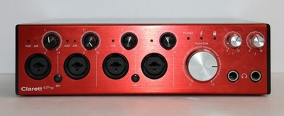 Focusrite CLARETT 4Pre Audio Recording Interface 18-in/8-out