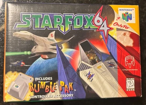 Nintendo 64 StarFox 64 Complete In Box CIB Video Game