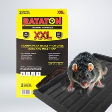 Glue trap for rats and mice, for extra large animals, without poison, non-tox...