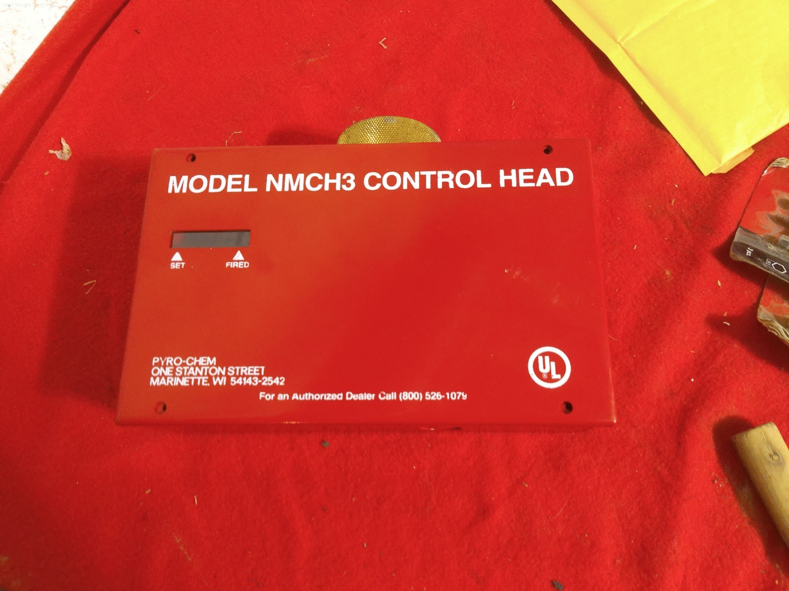 Pyro-Chem NMCH3 Control Head / Part NO. 551204 fire suppression switch box