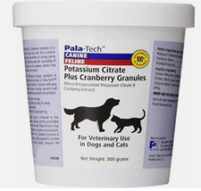 Pala-Tech, Potassium Citrate Plus Cranberry Granules, Cat  Dog-300 gm-Us Seller