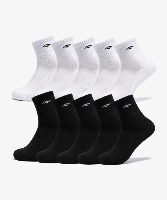 Essential Cushioned Low Socks 5 Pairs – Cotton Ankle Athletic Sports Socks