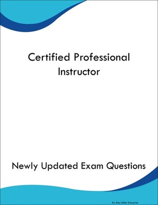 Certified Professional Instructor Study Guide Prep Book