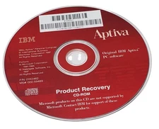 IBM Aptiva Product Recovery CD 1997 PN# 01K0462 MS# 000-59489