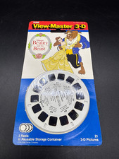 Rare "BEAUTY  THE BEAST" View-Master 3D NEW SEALED 3-Reel Blaster Pack 1991