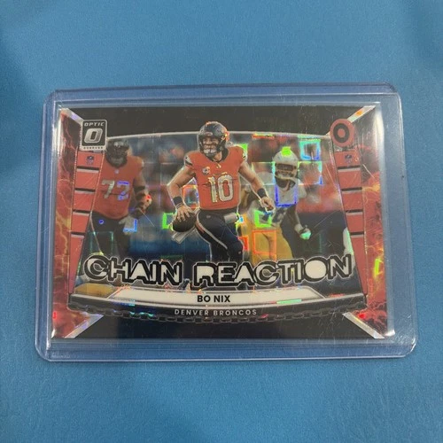 2025 Donruss Optic Bo Nix Black Pandora (RAW)
