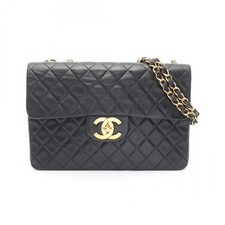 Chanel Deauville Lambskin Shoulder Bag Women Black One Size