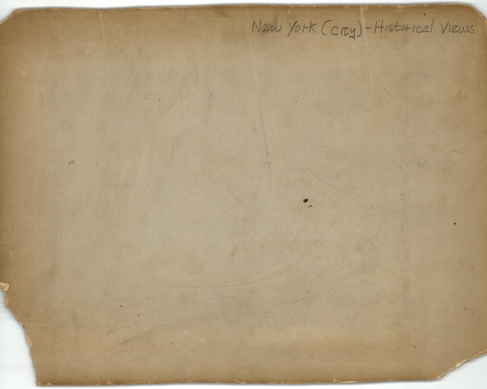 Mounted Board Photo Circa 1800s Old Slip Harbor Franklin Market New York City NY — additional view