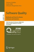 Dietmar Winkler (U. A.) | Software Quality: Methods And Tools For Better...
