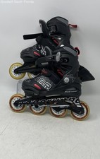 Bladerunner Unisex Kids Phoenix Black Red Adjustable Inline Skates Size 1-4
