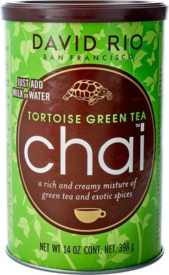 Tortoise Green Tea Chai I 398g Dose I Chai Latte mit grünem Tee, Honig & Zimt...