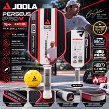 JOOLA Ben Johns Perseus Pro V 16mm Pickleball Paddle Blaze Red New Sealed USAP