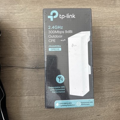 TP-Link CPE210 | 2.4GHz High Power 300Mbps Wireless Outdoor Access Point / CPE