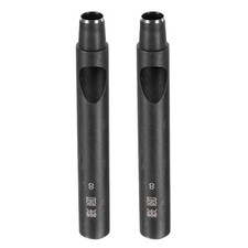 2pcs Leather Round Hole Punch, 8mm Hollow Hole Cutter Punching Tool for Belt