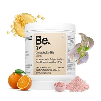 The Be Life Japanisches Meereskollagen Pulver Mix Fruchtgeschmack 300gm
