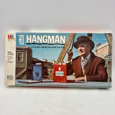 VINTAGE Hangman COMPLETE Milton Bradley 1976 Vincent Price Words Classic Game