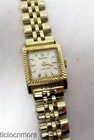VINTAGE 18K GOLD ROLEX PRECISION 17 RUBIS BRACELET WATCH 8790 STARBURST SQUARE